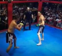 Prefeito leva briga política para luta de MMA e apanha de ex-vereador