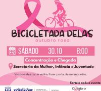 Bicicletada Delas encerra atividades do Outubro Rosa 2021 em Xique-Xique