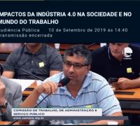 Riscos da Indústria 4.0 para a classe trabalhadora é tema de audiência pública na Câmara
