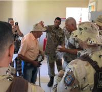 CAESA homenageia cabo PM reformado Euro Oliveira