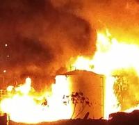 Incêndio em tanques de produtos químicos da Proquigel em Candeias