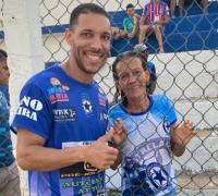 De volta ao Estrela Azul, Paulo Nunes estreia marcando 4 gols