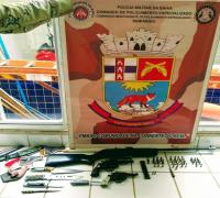 Polícia apreende armas de fogo em residência na cidade de Xique-Xique