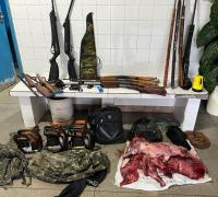 Polícia Ambiental prende quadrilha de caçadores de animais silvestres