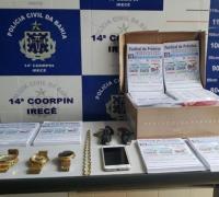 Suspeito de lavagem de dinheiro é preso pela Polícia Civil em Irecê