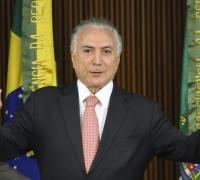 Último pronunciamento de Temer: 