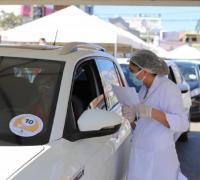 Irecê realiza testagem para Covid-19 em sistema drive-thru