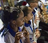 Filarmônica Municipal faz sua estreia com a concha acústica lotada