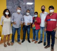 PCdoB visita Elmo Vaz e apresenta pré-candidato a deputado estadual