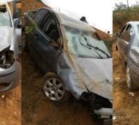 Gentio do Ouro: Grave acidente de carro na BR-330 deixa pelo menos quatro pessoas feridas